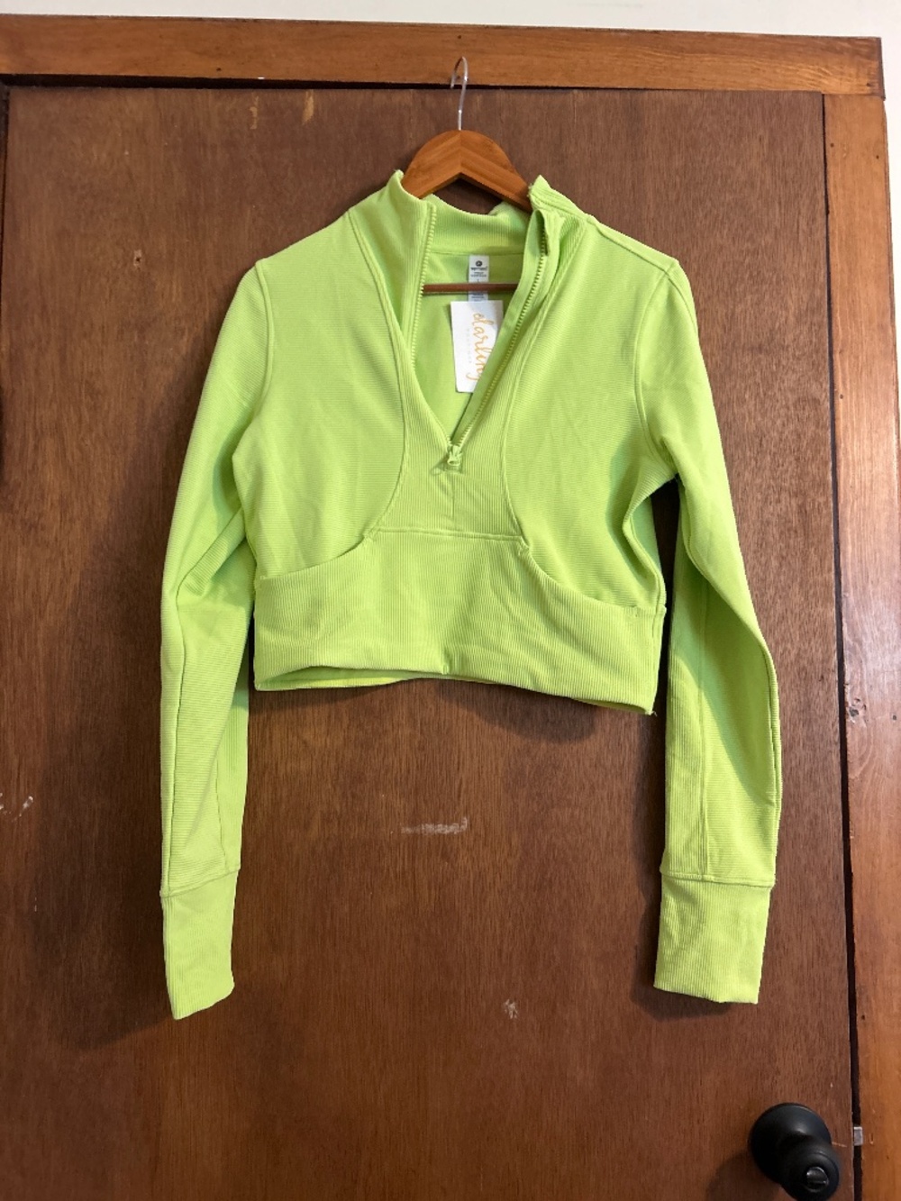 90 Degree cropped athletic zip up